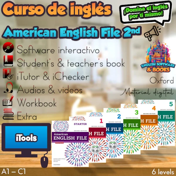 American English File 2e (6 levels)